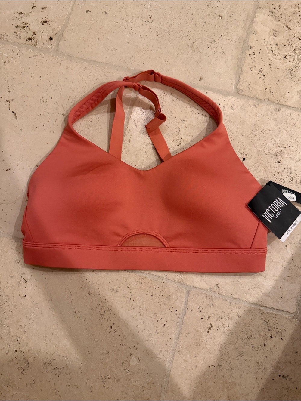 Victoria's Secret Coral peach  Sports Bra